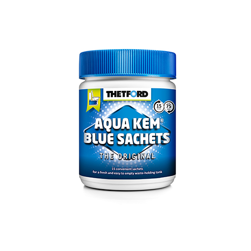 Сашеты для кассетных и переносных биотуалетов Aqua Kem® Blue, 15 шт.