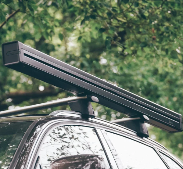 CAMPER-MARINE CM-W5321G, 213X250 Маркиза автомобильная полуавтоматическая, корпус черный, полотно серое