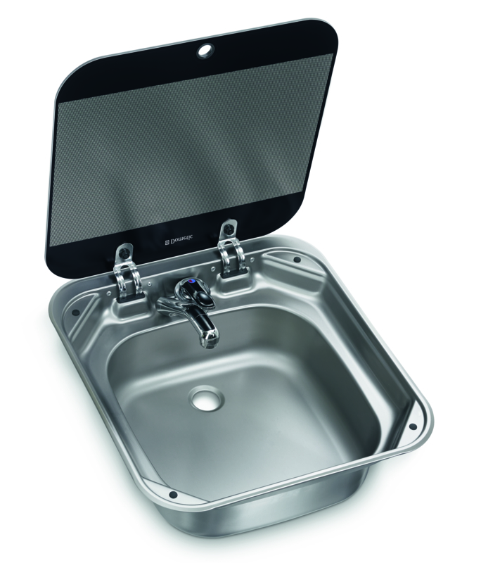 Раковина прямоугольная SNG 4244, с крышкой, Dometic