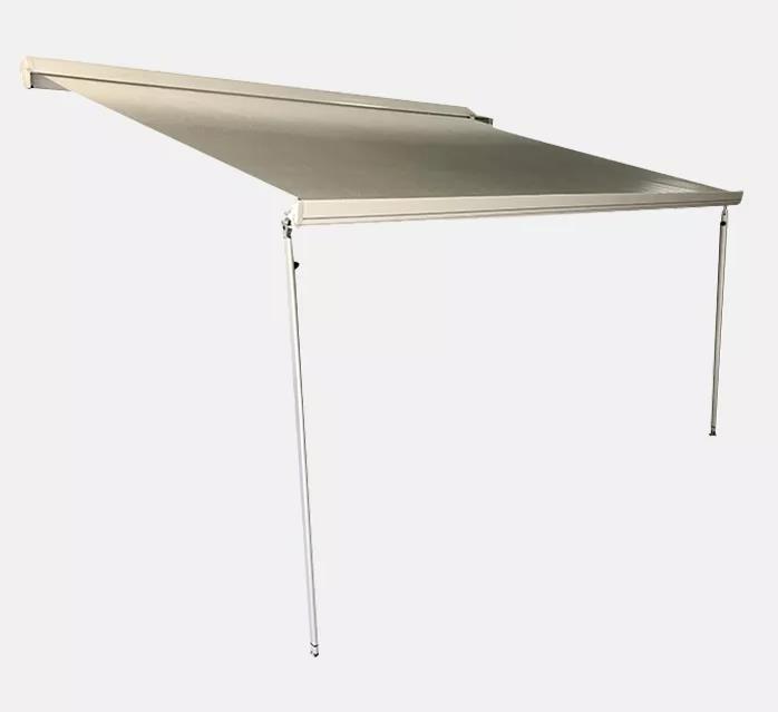 MobileComfort ME300WG Маркиза настенная электрическая, корпус белый, полотно светло-серое