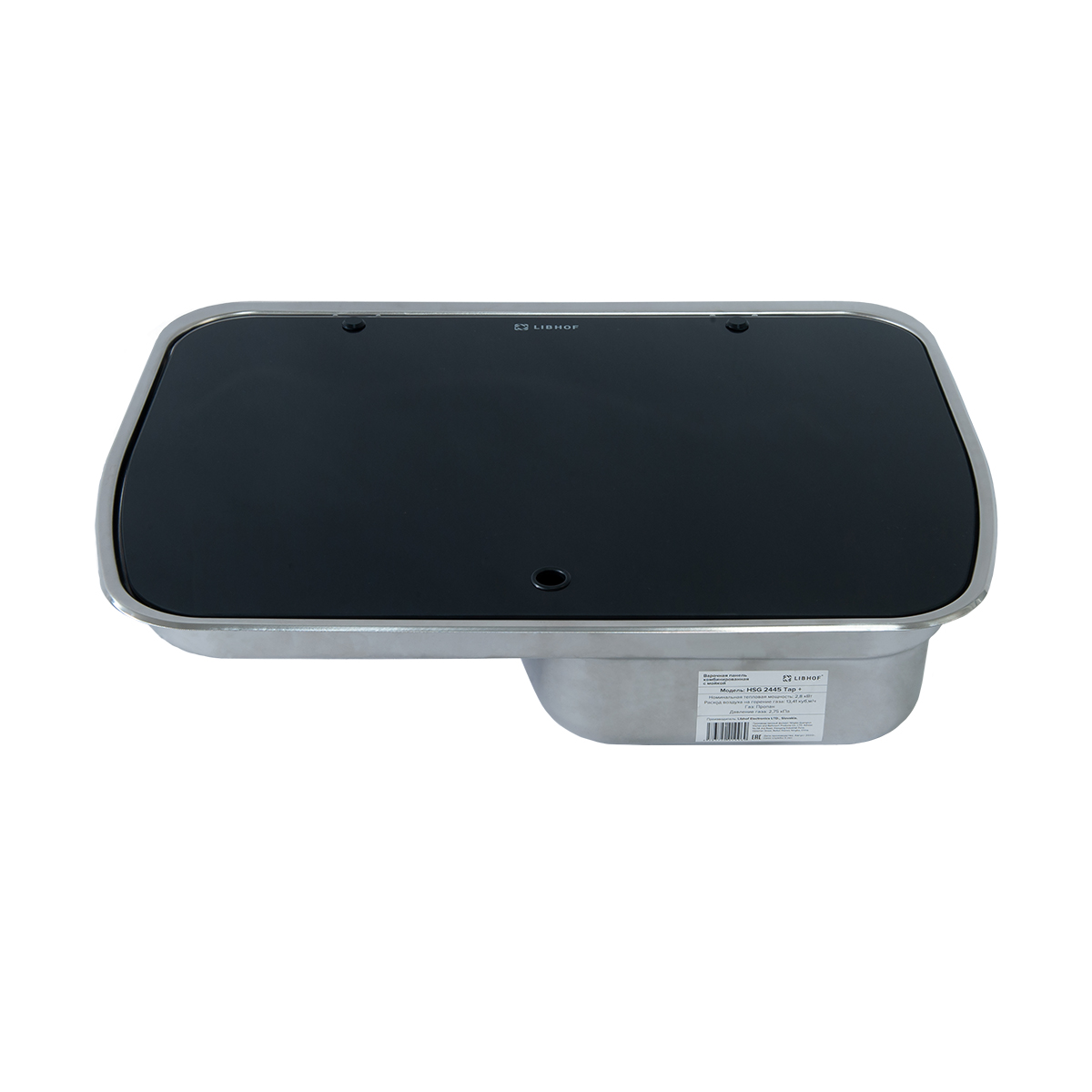 Встраиваемая варочная панель комбинированная для автодомов и яхт Libhof HSG 2445 Tap +