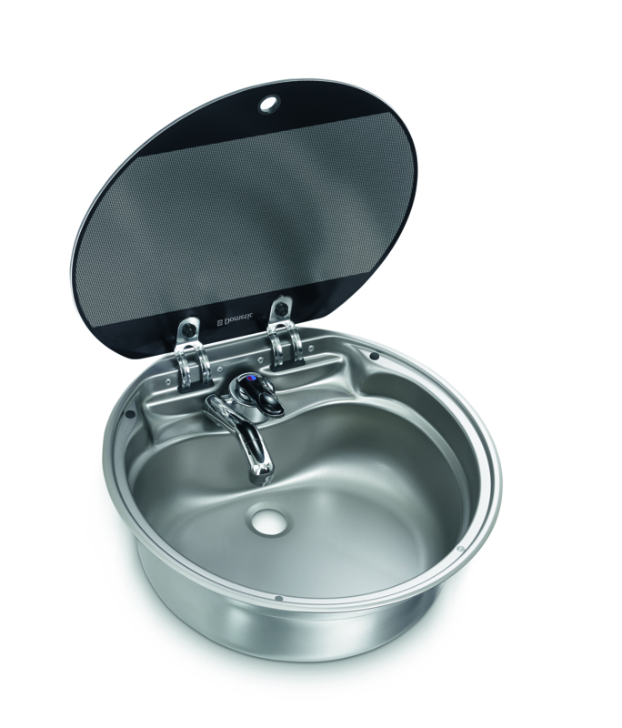 Раковина круглая SNG 420, с крышкой, Dometic