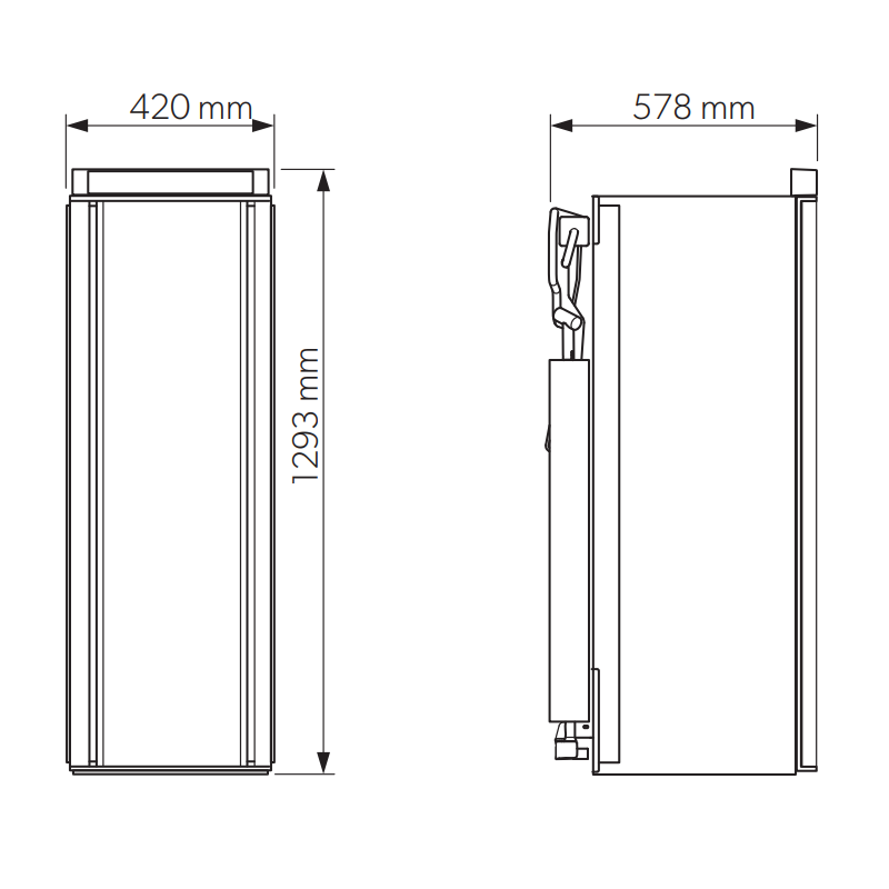 Абсорбционный холодильник RML 10.4T, Dometic