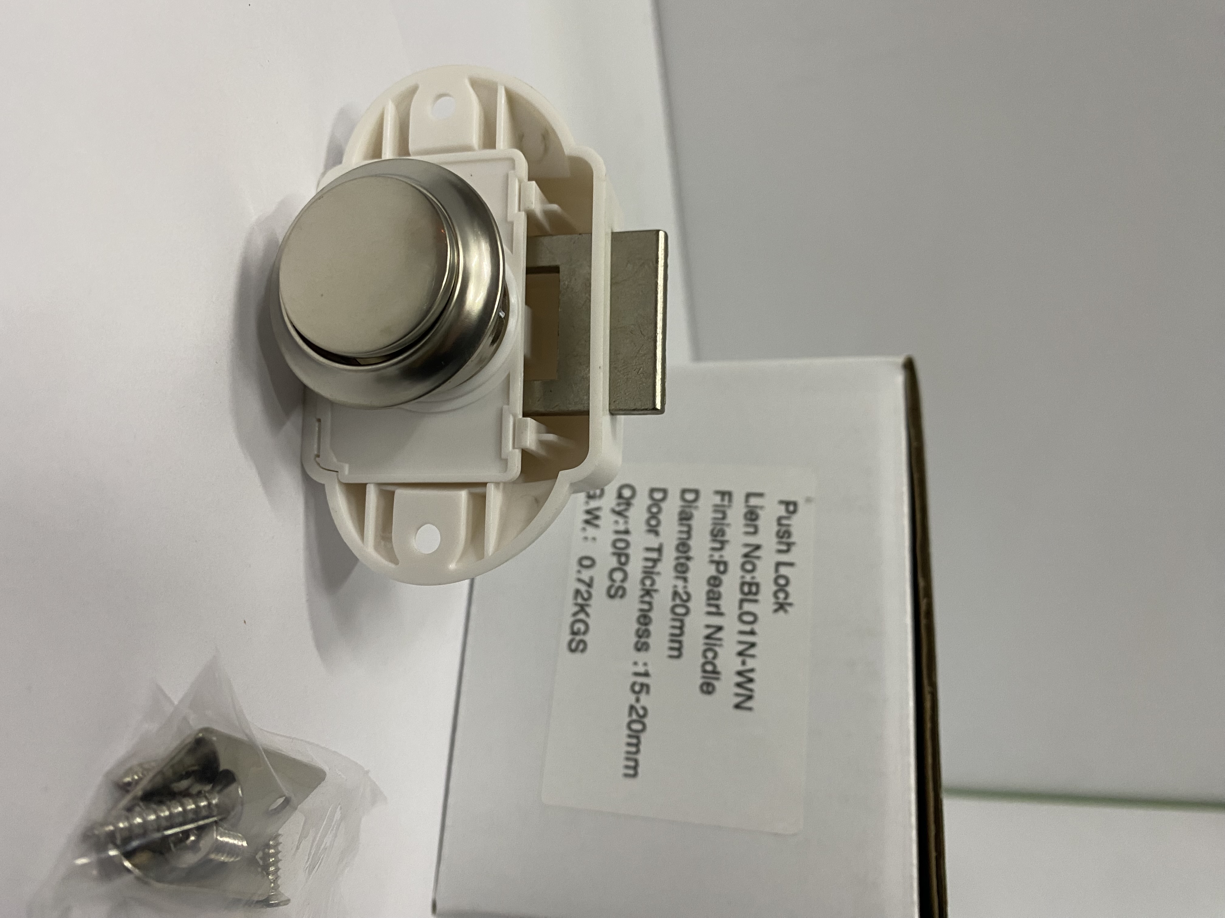 Защёлка мебельная - Furniture Lock Series BL01N-WN