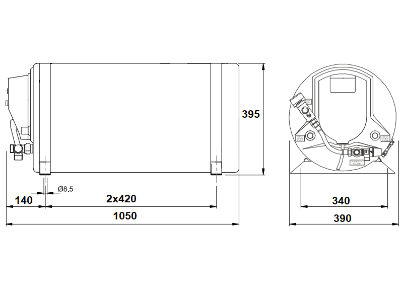 Бойлер Isotemp Basic 75 Double Coil