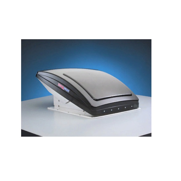 Люк с вентилятором MaxxFan Deluxe (400Х400 мм), чёрный