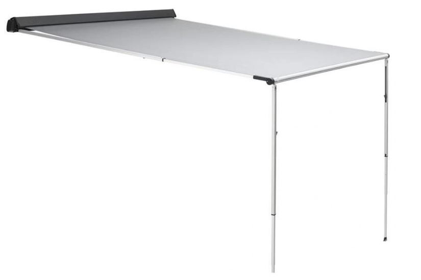 MobileComfort M250WG Маркиза настенная механическая, корпус белый, полотно светло-серое