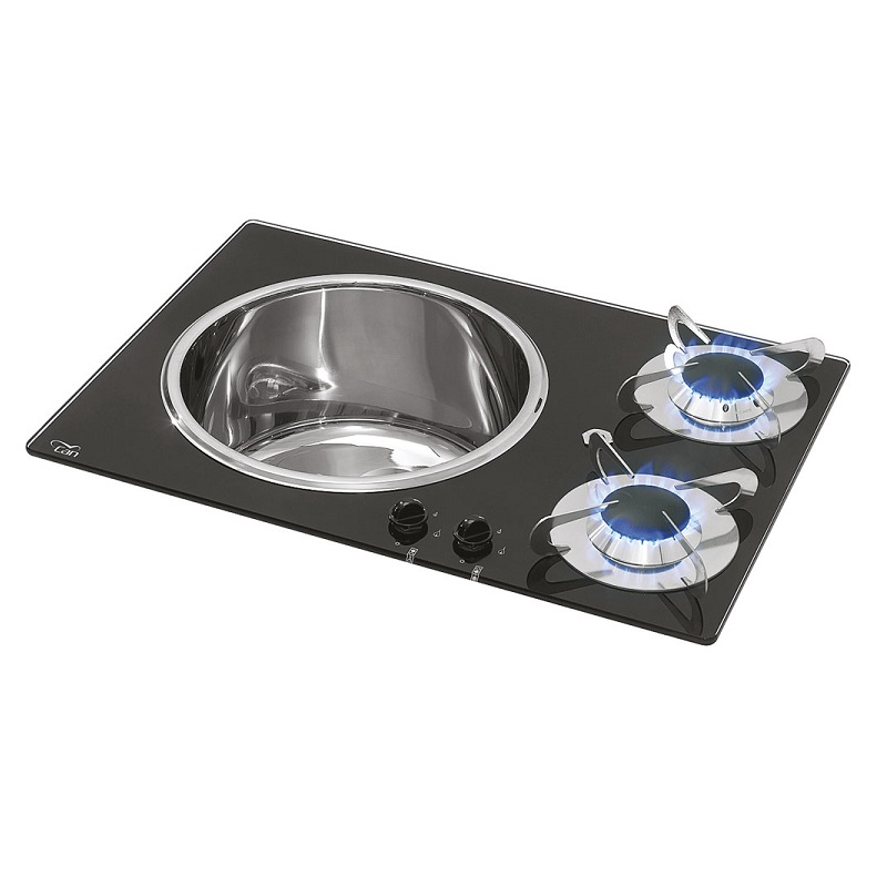 Варочная панель газовая  Can PV 1360, с раковиной