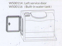 Freucamp RV Toilet W500114 туалет кассетный для автодома