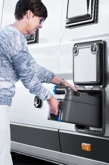 Thetford Model 3 белый, 385х335 мм, люк сервисный