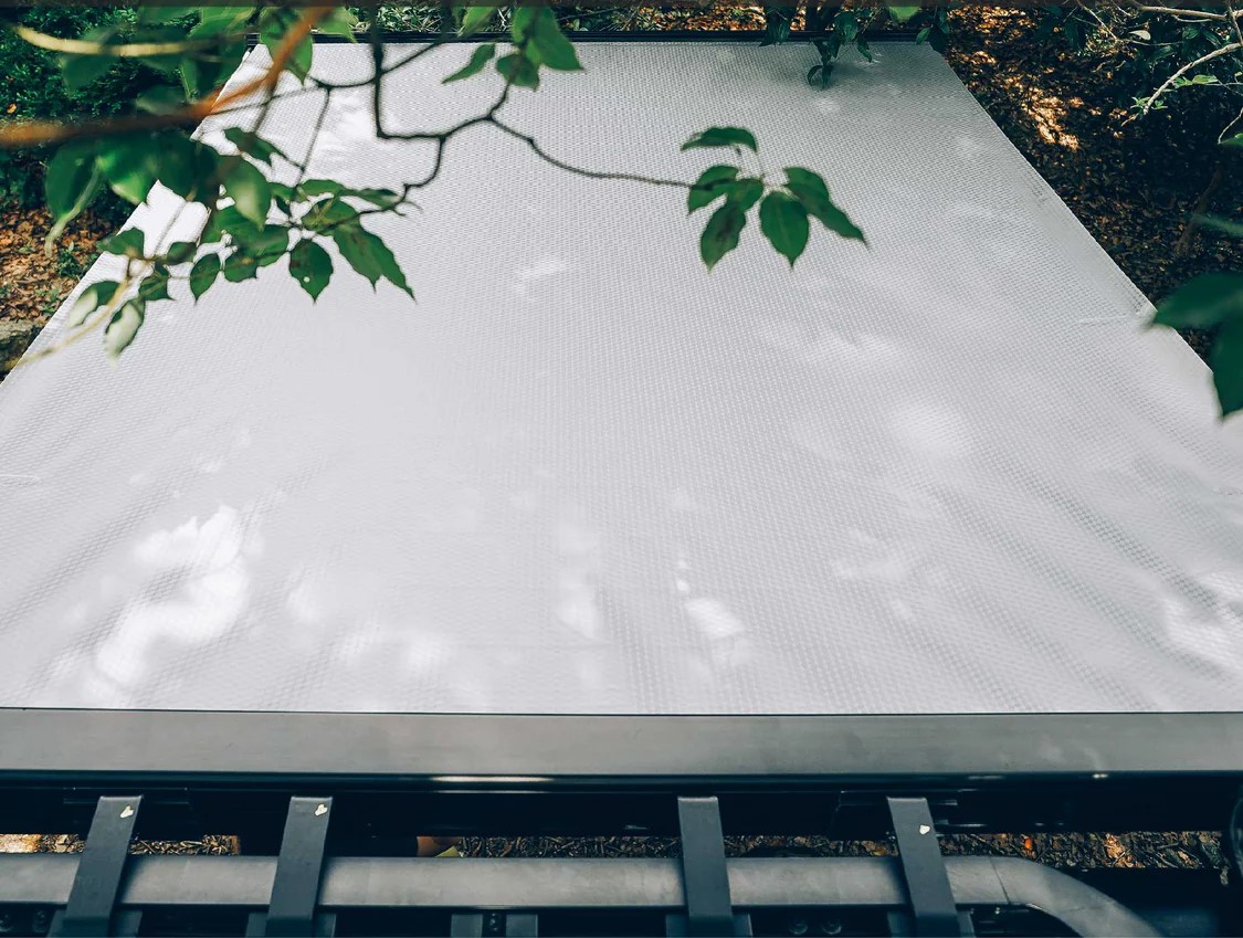 CAMPER-MARINE CM-W5321G, 213X250 Маркиза автомобильная полуавтоматическая, корпус черный, полотно серое