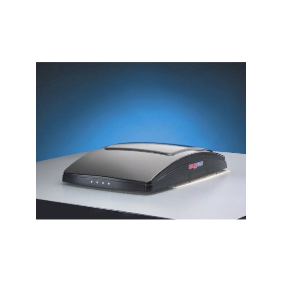 Люк с вентилятором MaxxFan Deluxe (400Х400 мм), чёрный