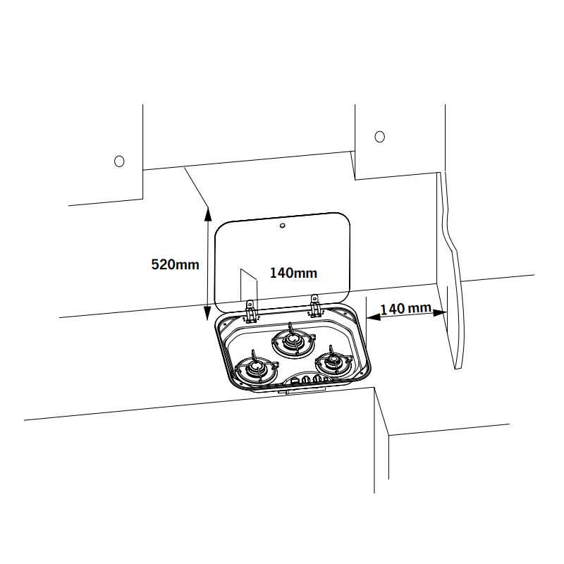 Варочная панель газовая HBG 2335