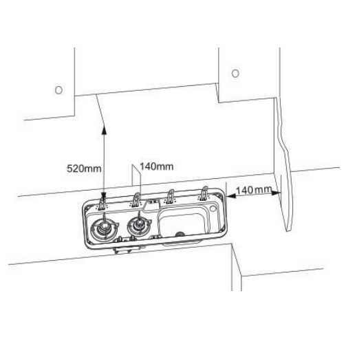 Варочная панель газовая Left