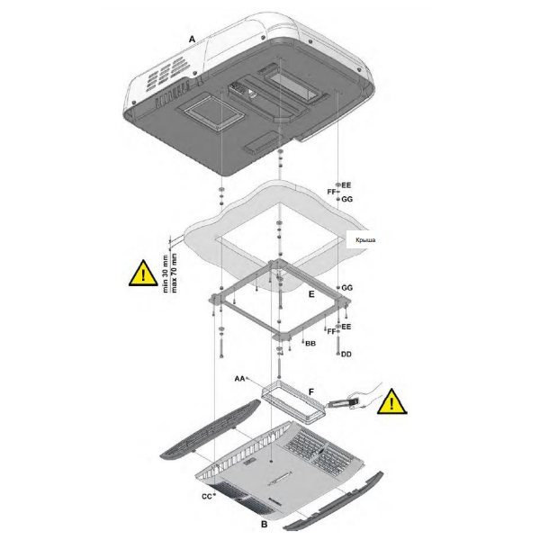 Autoclima RTEH 21, кондиционер накрышный