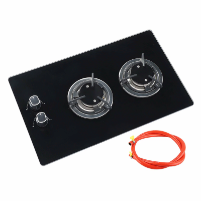 Camper-Marine GR-B004 Плита встраиваемая газовая  двухконфорочная с пьезоподжигом