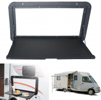 RV Picnic Table 3J-CPD 500x900 мм стол откидной уличный для автодома (черный)