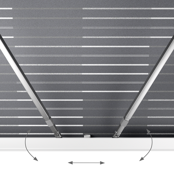 Dometic PW 1100, 4.5м, чёрная Маркиза настенная