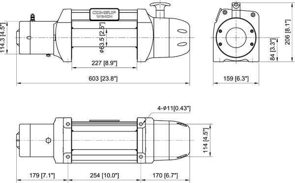 Лебёдка Come Up Seal Gen 2 9.5 (12В, 4309кг)