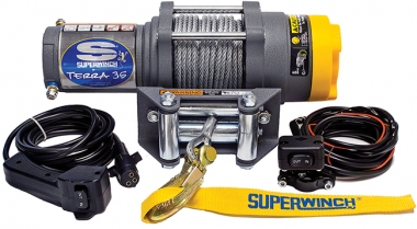 SuperWinch Terra 45 (2041 кг, трос - сталь), лебёдка квадроциклов и снегоходов