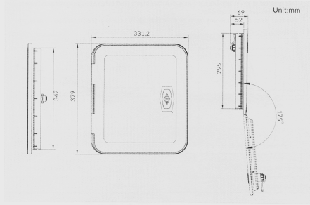 Freucamp RV Toilet W500117 Туалет кассетный для автодома