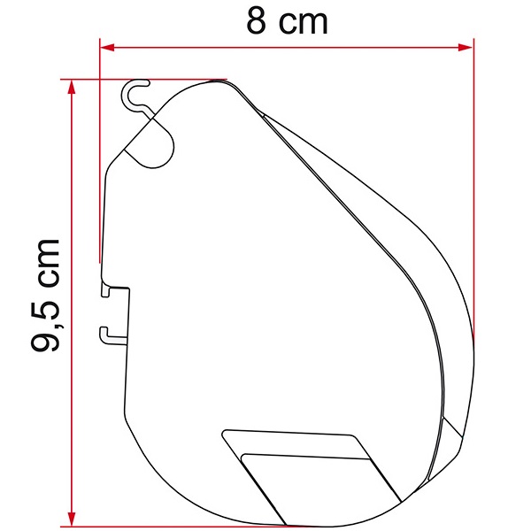 Fiamma F35 Pro Titanium, 3м Маркиза
