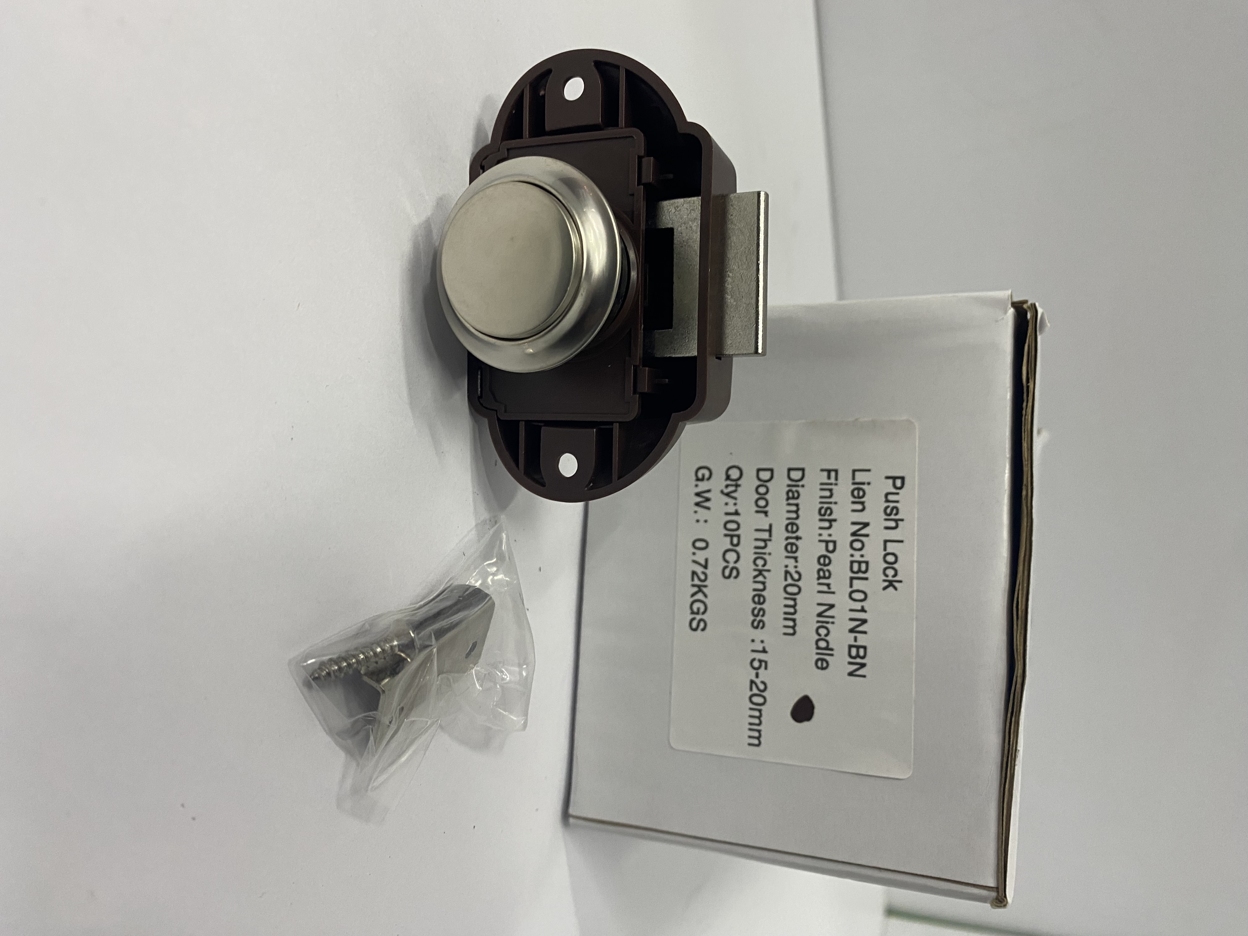 Защёлка мебельная - Furniture Lock Series BL01N-BN