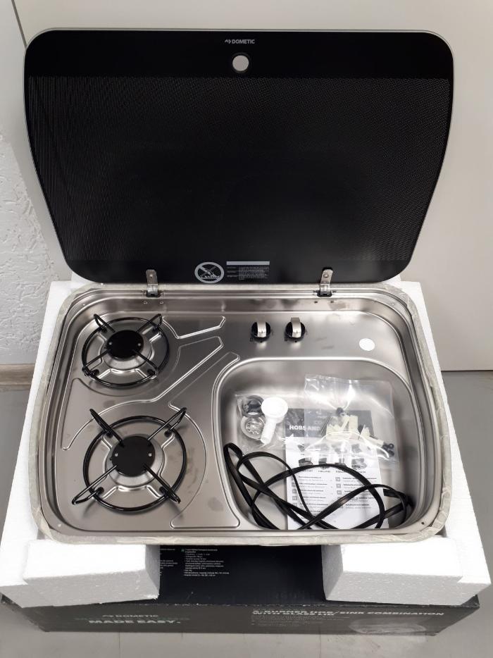 Варочная панель газовая HSG 2445, Dometic, с раковиной