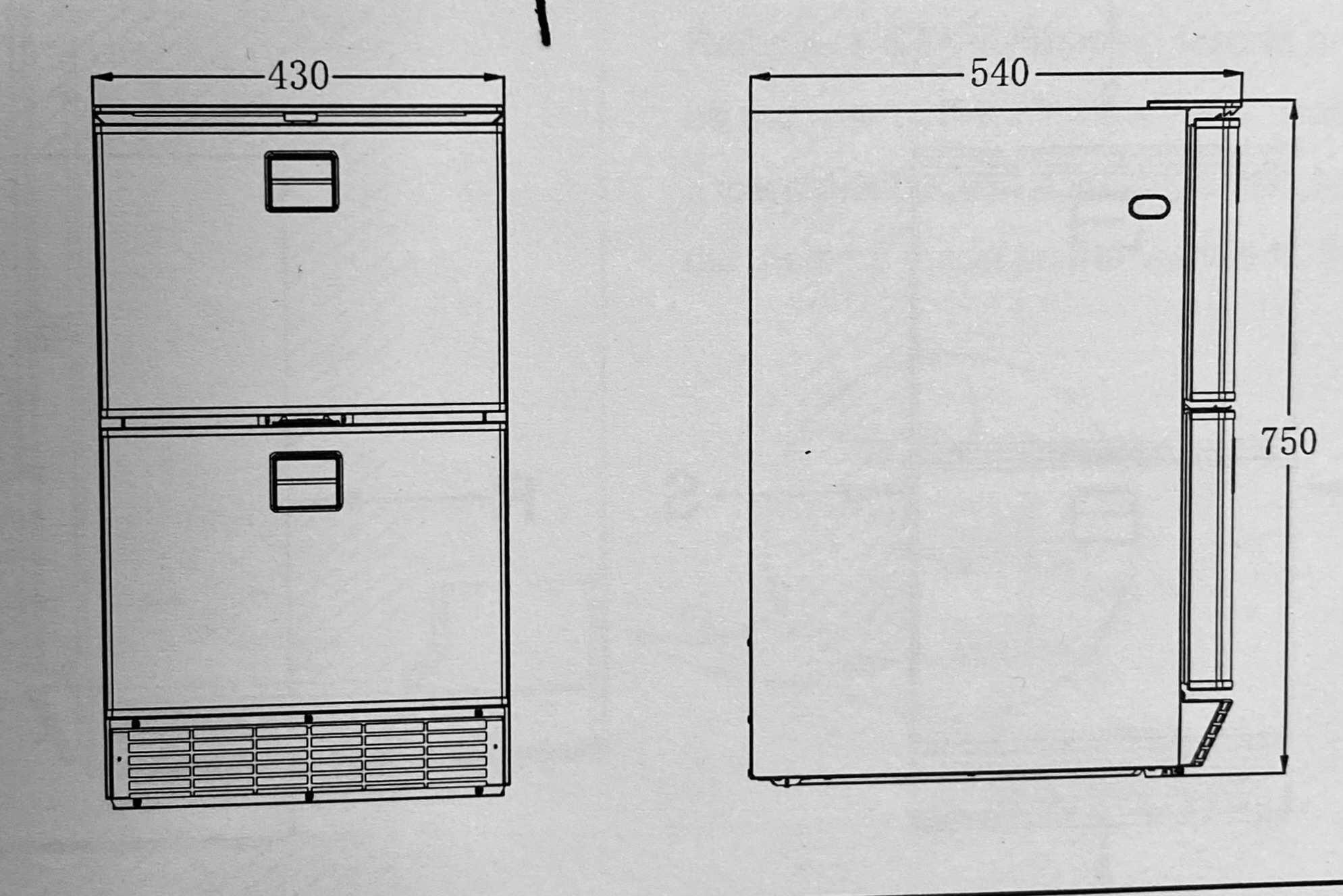 Морозильная камера Freucamp BD 70L