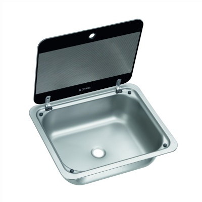 Раковина прямоугольная SNG 4133, с крышкой, Dometic