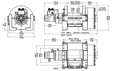Bison 20 Long (9 070кг), Come Up, лебёдка гидравлическая