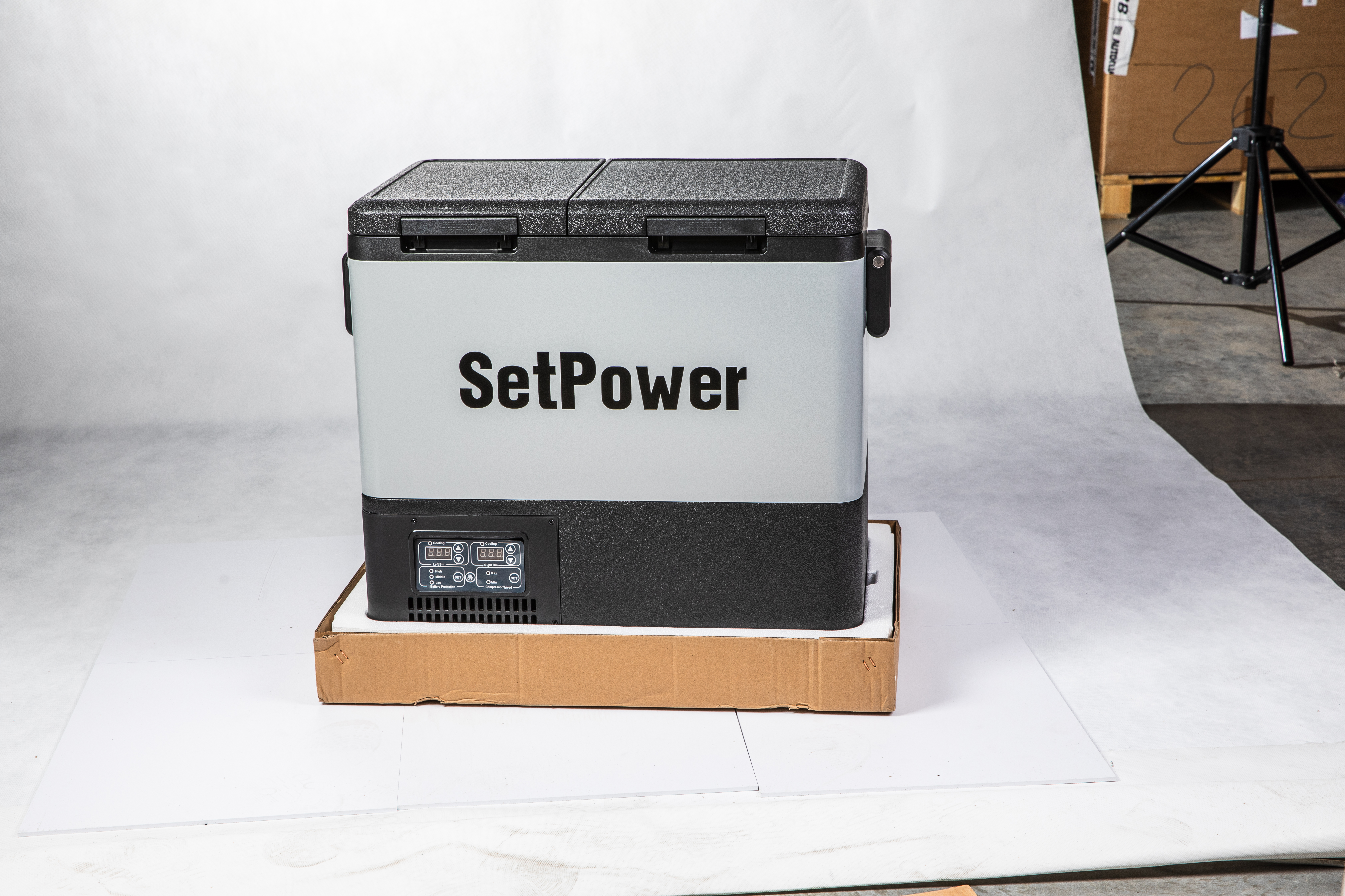 SetPower PT55 Холодильник двухкамерный 12/24В