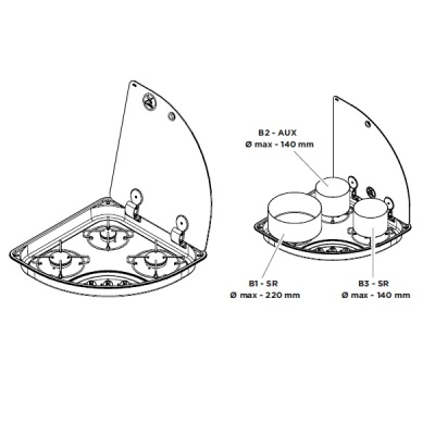 Варочная панель газовая Can FC 1343, встраиваемая