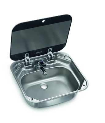 Раковина прямоугольная SNG 4237, с крышкой, Dometic