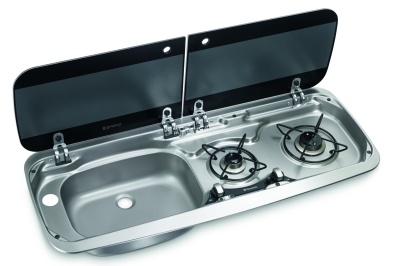 Варочная панель газовая HSG 2370L, Dometic, с раковиной