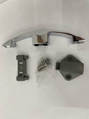 Мебельная ручка с кнопкой Furniture Lock Series BL06-128-CH