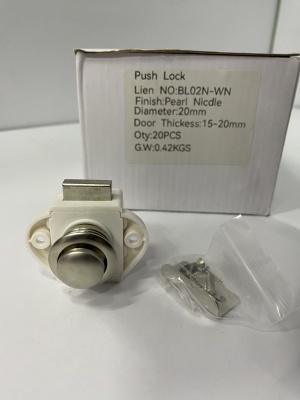 Защёлка мебельная-Furniture Lock Series BL02N-WN