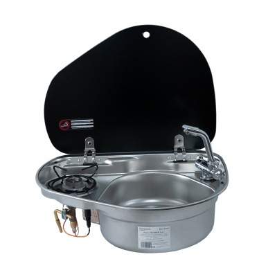 Встраиваемая варочная панель комбинированная для автодомов и яхт Libhof MO 8821R Tap+