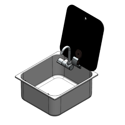 Раковина Can 1760, 320х350х150 мм