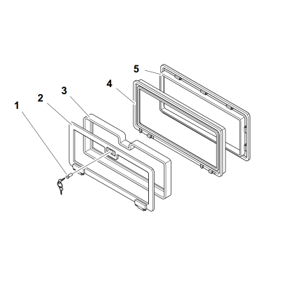 Dometic SK 4 700x405 мм, люк сервисный