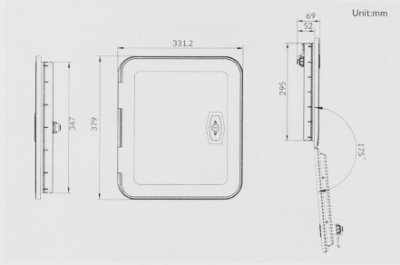 Freucamp RV Toilet W500117 Туалет кассетный для автодома