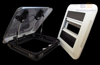 Люк 70х50см Mobilecomfort H7050, откидной накрышный, для автодомов.