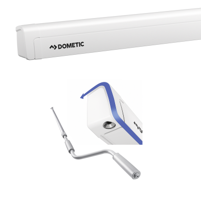 Dometic PW 1100, 4.5м, белая Маркиза настенная
