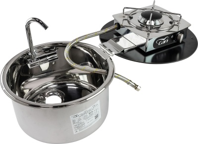 Варочная панель газовая Can LC 1701, с раковиной